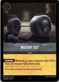 Weight Set - Foil