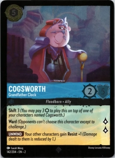 Cogsworth - Grandfather Clock - Foil
