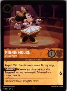 Minnie Mouse - Musical Artist - Foil