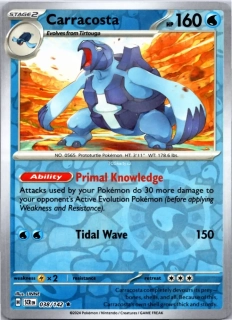 Carracosta - Reverse Holo