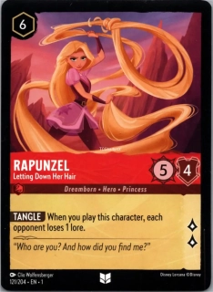 Rapunzel - Letting Down Her Hair