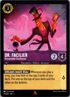 Dr. Facilier - Remarkable Gentleman