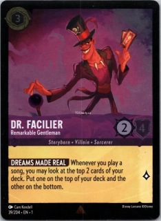 Dr. Facilier - Remarkable Gentleman - Foil