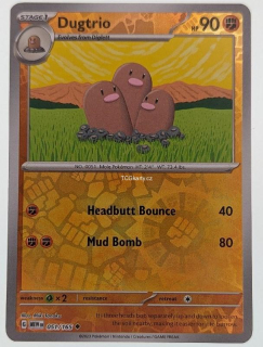 Dugtrio 151 - Reverse Holo