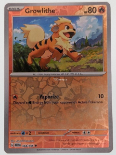 Growlithe 151 - Reverse Holo