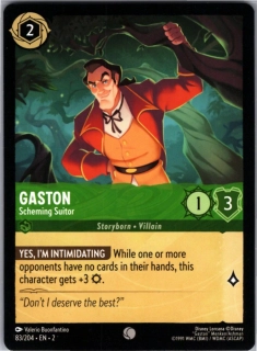 Gaston - Scheming Suitor