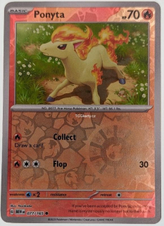 Ponyta 151 - Reverse Holo