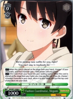 Fashion Coordinator, Megumi