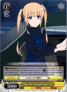 Time for Canned Food, Eriri