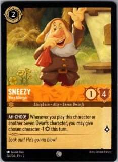 Sneezy - Very Allergic