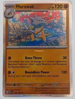 Marowak 151 - Holo