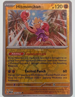 Hitmonchan 151 - Reverse Holo