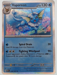 Vaporeon 151 - Holo