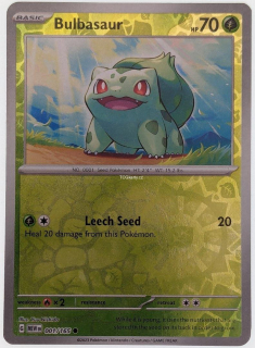 Bulbasaur 151 - Reverse Holo