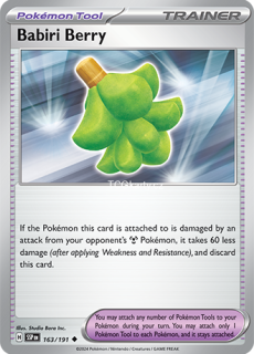 Babiri Berry SSP - Reverse Holo