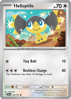 Helioptile SSP - Reverse Holo