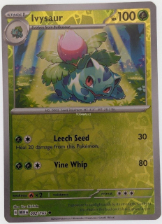 Ivysaur 151 - Reverse holo