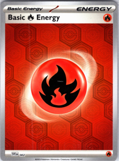 Basic Fire Energy - Reverse Holo