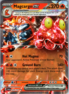 Magcargo ex - Double Rare