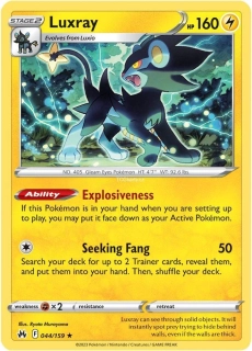 Luxray CRZ - Reverse Holo