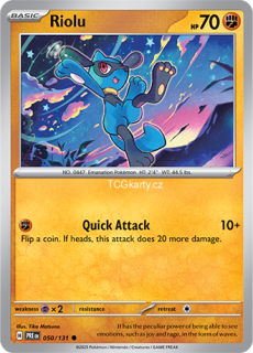 Riolu PRE - Reverse Holo