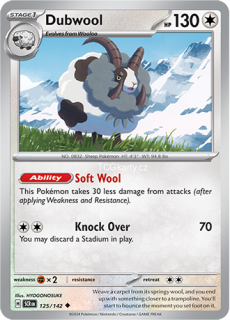 Dubwool - Reverse Holo