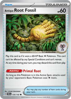 Antique Root Fossil - Reverse Holo