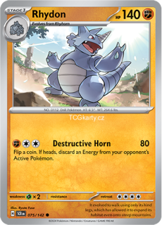 Rhydon - Reverse Holo