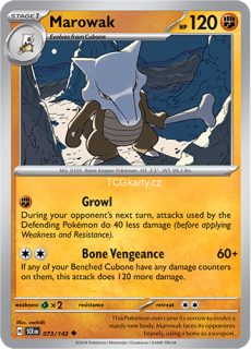 Marowak - Reverse Holo