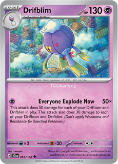 Drifblim - Reverse Holo