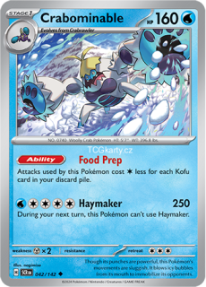 Crabominable - Reverse Holo
