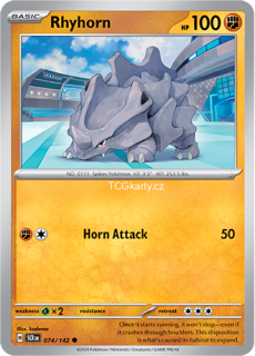 Rhyhorn - Reverse Holo