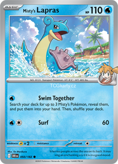 Misty´s Lapras DRI - Reverse Holo
