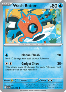 Wash Rotom DRI - Reverse Holo