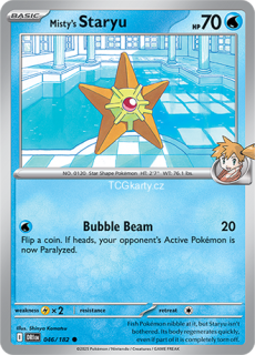 Misty´s Staryu DRI - Reverse Holo
