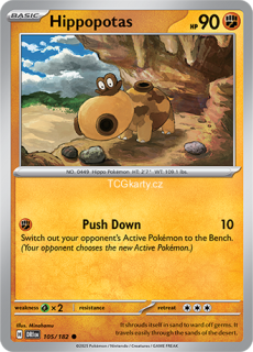 Hippopotas DRI - Reverse Holo
