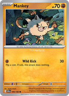 Mankey DRI - Reverse Holo
