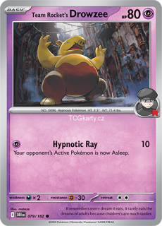 Team´s Rocket Drowzee DRI - Reverse Holo