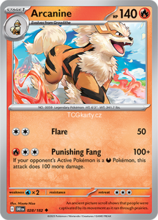 Arcanine DRI - Reverse Holo