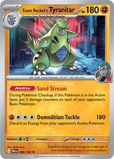 Team´s Rocket Tyranitar DRI - Reverse Holo