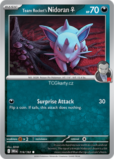 Team´s Rocket Nidoran DRI - Reverse Holo