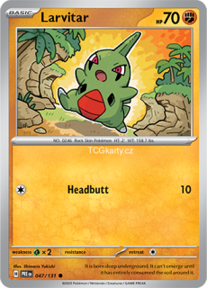 Larvitar PRE - Reverse Holo