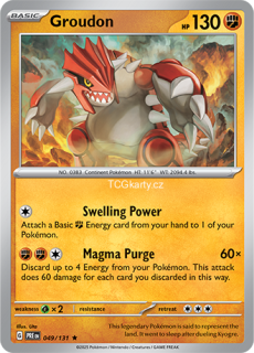 Groundon PRE - Reverse Holo