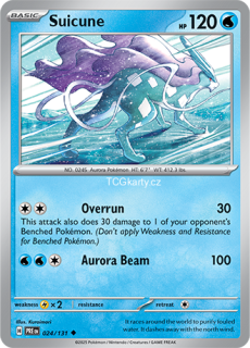Suicune xPRE - Pokeball - Reverse Holo