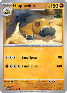 Hippowdon PRE - Reverse Holo
