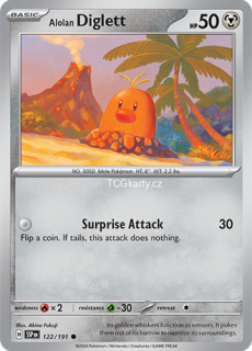 Alolan Diglett SSP - Reverse Holo
