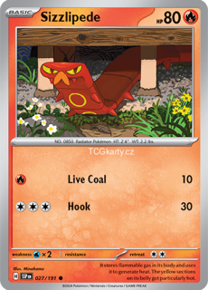 Sizzlipede SSP - Reverse Holo