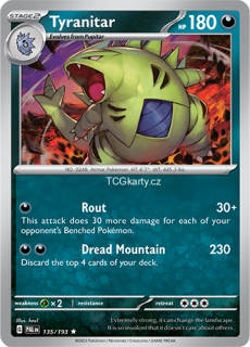 Tyranitar Pal - Reverse Holo