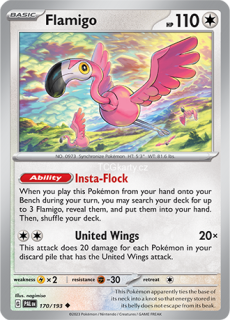 Flamigo Pal - Reverse Holo