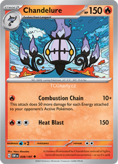 Chandelure Obf - Reverse Holo